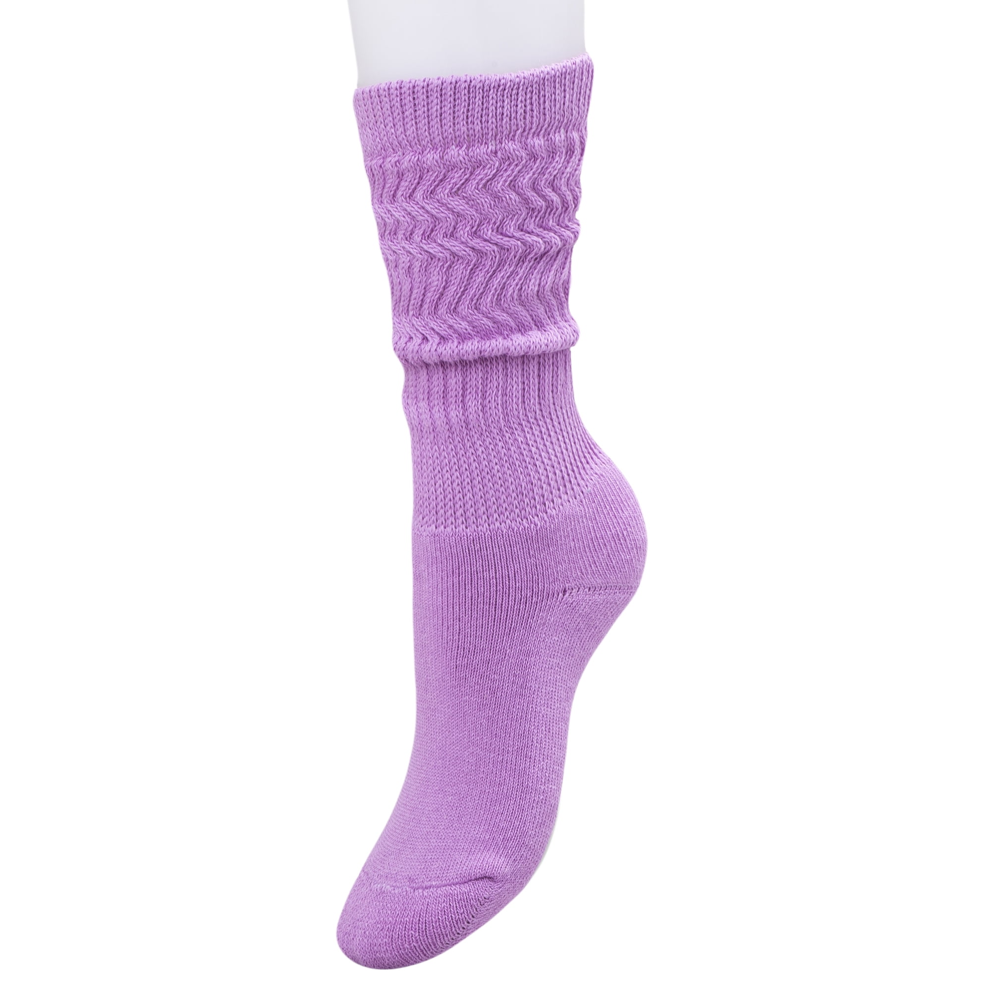Cotton Slouch Socks for Boys and Girls Limone 3 Pairs 6-8 Years