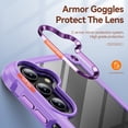 thumbnail image 6 of for Samsung A05S Case Slim Ultra Thin Clear Acrylic PC Back Cover Soft Silicone Bumper Shell For Galaxy A05S 6.4"(Purple), 6 of 7