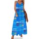 thumbnail image 1 of Vestido sin mangas de cielos azules y costas arenosas Vestido vintage Vestidos de fiesta, 1 of 7