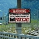 thumbnail image 5 of Placa Metal Vintage Advertencia Gato Pintura Hierro Rectangular Artística Pared 30x20cm, 5 of 9