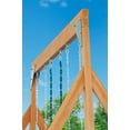 thumbnail image 6 of Trailside Cedar Swingset with Belt Swings and Trapeze Bar, All Wood, Hardware, and Assembly Instructions Included, 6 of 10