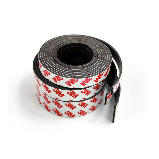 Banda magnética adhesiva con pegamento 3M Banda magnética flexible autoadhesiva para organizar, Ancho x espesor x largo 20 mm x 2,0 mm x 10 m Starli