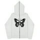 thumbnail image 1 of Sudaderas informales con mariposas Y2k oscuras europeas y americanas para hombres y mujeres, sudaderas con capucha góticas para parejas, sudadera con cremallera de gran tamaño Harajuku, 1 of 4