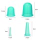 thumbnail image 2 of Juego de 7 ventosas de silicona terapéuticas - 4 tamaños diferentes (transparentes) para alivio muscular y belleza facial. Material hipoalergénico, fácil de usar y limpiar. Promueve circulación, 2 of 6