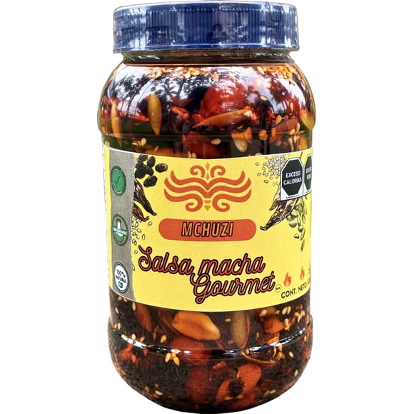 Mchuzi Salsa Macha Gourmet (Antes Machalia) de Chile Morita con Cacahuate y Pepitas 500g