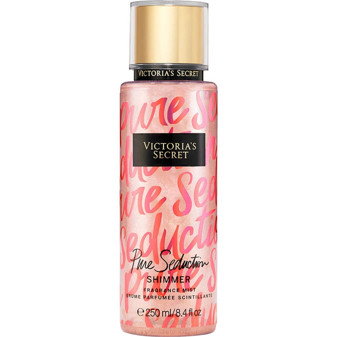 Victorias Secret Shimmer Fragrance Mist Body Spray Pure Seduction 84 Fl Oz 250 Ml 