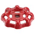 thumbnail image 2 of 6*6 Cast Iron Handle Gate Ball Hand Wheel Shutoff Value Decorative Water Pipe Fittings 50g (Red), 2 of 2
