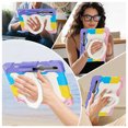 thumbnail image 5 of FJLBDE Case for Samsung Galaxy Tab S8 Plus 2022/S7 FE 2021/S7 Plus 2020 12.4-Inch with 360 Kickstand, Shoulder Strap Carrying Cover, Multicolor Pink, 5 of 6