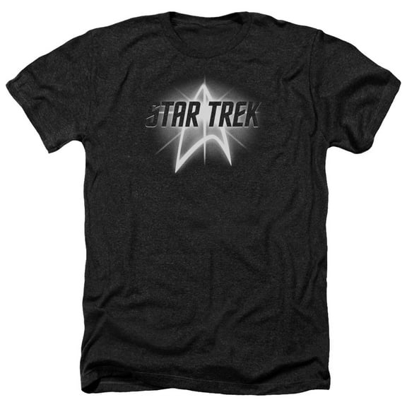 Star Trek - Glow Logo - Heather Short Sleeve Shirt - XX-Large