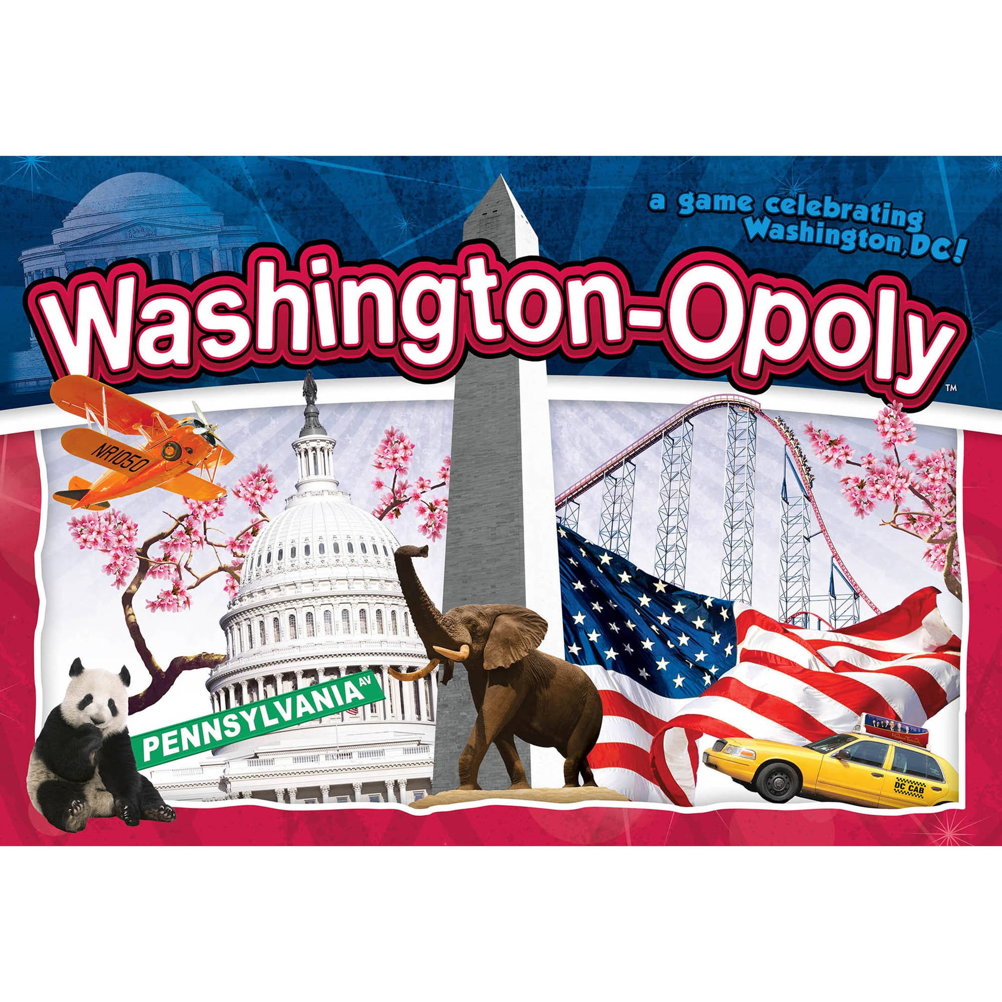 Washington D.C. Opoly Board Game