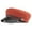 Wine, variant on Beret Hat for Women, Classic Wool Beret Hats, FNGZ Spring/Autumn Women's Leather Brim Flat Top Decorative Cap Contrast Color Adjustable Sailor Hat for Vacation