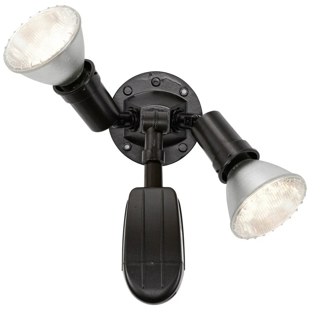 2 Light - 10" - Flood Light, Exterior - PAR38 w/Adjustable Swivel