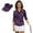Dragonfly, variant on Garronmavis Pink Cow Print Women's Golf Shirt and Sun Visor Hat Set Quarter Zip Golf Shirts for Women 4-Way Stretch Suitable for Golf Enthusiasts Soft and Comfortable Breathable Fabric