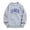 Grey, variant on Women's Fashion Letter Print O Neck Long-Sleeve Hooded Sweatshirt Tops Pullover Hooded Sweatshirts for Women Long Sweatshirt Jacket plus Asap Hoodie Womens Zip Hoodie Lightweight Womens Long Sleeve