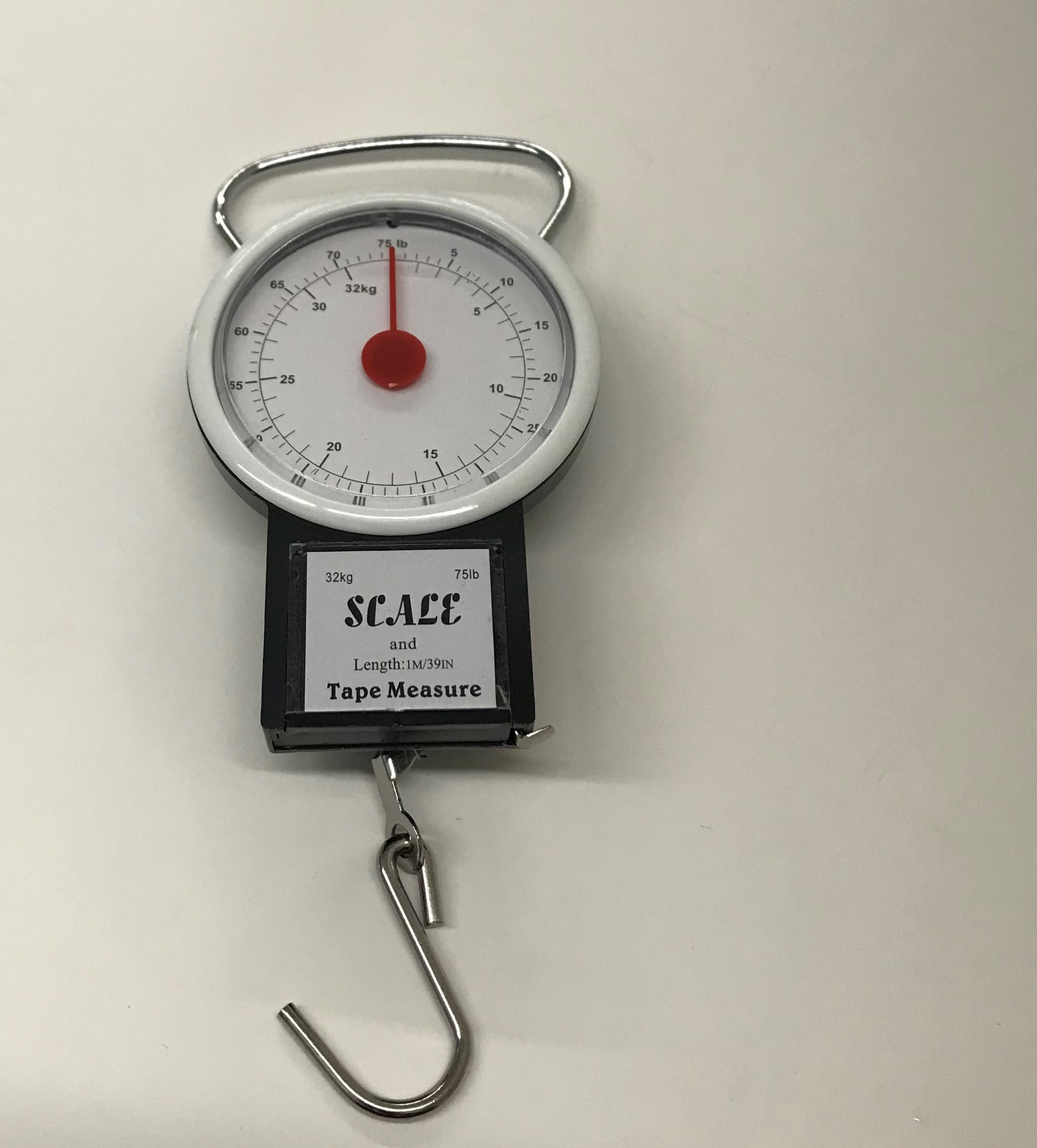 Capacity Details about   Hanging Utility Spring Scale 70 lbs 