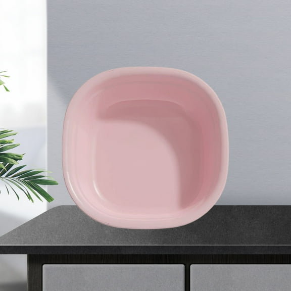 Gnmfd Thickened Plastic Washbasin Laundry Foot Washing Basin Household Portable Basin for Bathroom Outdoor Travel Camping Everyday Washing Multi Purpose Holiday Decor Essentials