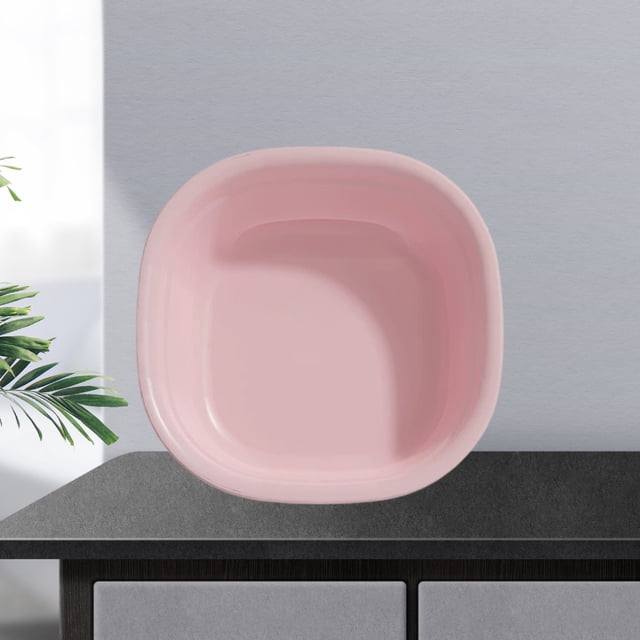 12.56In Household Plastic Washbasin Rounded Edges Odorless Thickened Multi-Purpose Basin For Face Washing Laundry Foot Soaking Student Dorm Outdoor Camping Travel Portable Water Basin