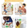thumbnail image 4 of NOGIS Large Size Coloring Paper Roll for Kids, Toddler Drawing Paper Roll,DIY Sticky Wall Painting Color Filling Paper,Creative Early Educational Toys for Toddlers 118 * 15 Inch (Ocean), 4 of 7