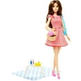 thumbnail image 1 of Barbie Pink Passport Paris Doll Set with Clothes & Picnic Accessories, Includes Brunette Doll - Walmart Exclusive, 1 of 6