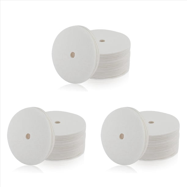 1200 Filtros de Café Percolador Sin Blanquear, Filtro de Papel de Café Desechable de 3,75 Pulgadas, Filtros de Café de Disco