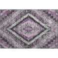 thumbnail image 2 of Addison Rugs Mayfield Premium Machine Washable Transitional Aztec Lavender Rectangle Rug, 1'8" x 2'6", 2 of 6