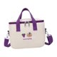 thumbnail image 4 of Bolsa de almacenamiento de almuerzo portátil aislada Mantener caliente Bolsa de aislamiento térmico impermeable Bolsa de almacenamiento Bento Violeta Gloria Titular de almuerzo, 4 of 9