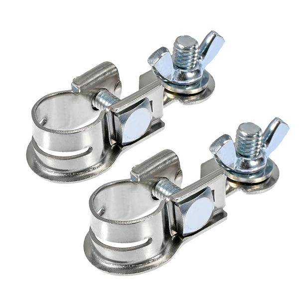 Top Post Battery Terminal Clamp Positive Negative Set Tinned Copper 1