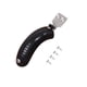 thumbnail image 4 of Pastilla de freno trasera ajustable de plástico resistente para patinete infantil de 3 ruedas negro 2cm, 4 of 7