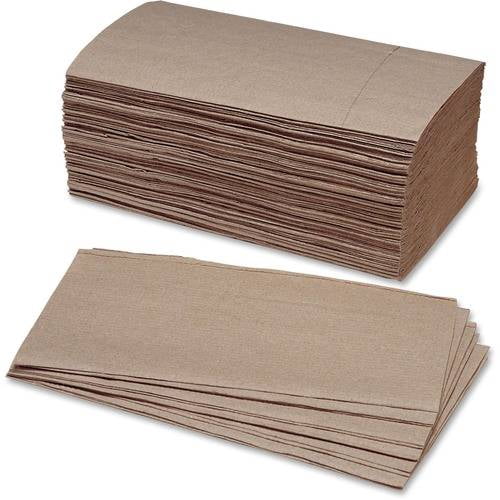 SKILCRAFT, NSN2627178, Single Fold Kraft Paper Towels, 4000 / Box, Kraft