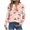 Pink, variant on Fall Fashion Must Haves Womens Christmas Shirts Funny Christmas Collection Top with Buttons Long Sleeve V Neck Holiday Blouse Fall Clothes My Items