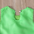 thumbnail image 2 of HWRETIE Baby Girls Dress Newborn Baby Girl Sleeveless Casual Maxi Bow Dress+Headband Set Outfit/Green 6-12 Months, 2 of 9