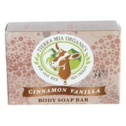 Tierra Mia Organics Body Soap Bar, cinnamon/Vanilla, 4.2 Ounce