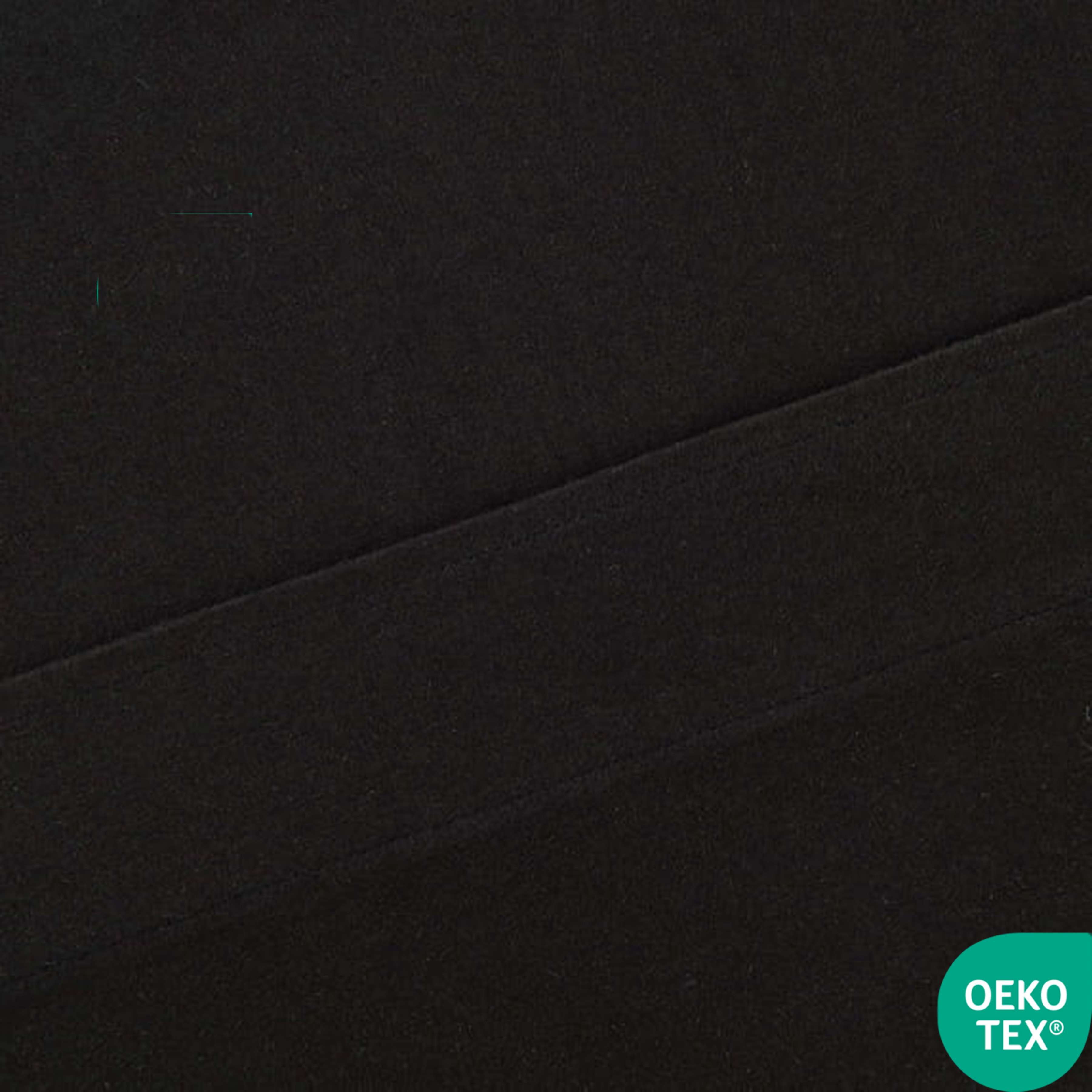 Mainstays Cotton Rich Extra Soft Jersey Bed Sheet Set, Full, Rich Black, 4 Pieces