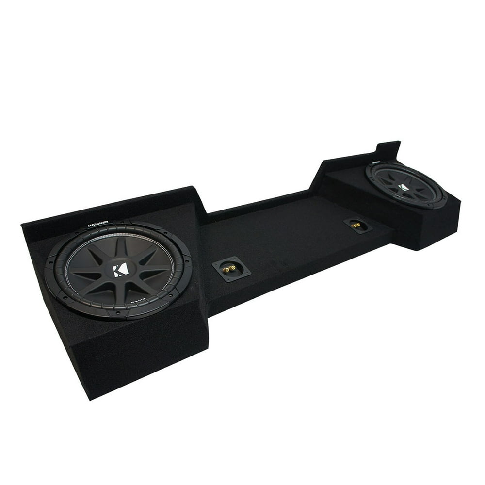 0713 Chevy Silverado Ext Cab Truck Kicker Comp C10 Dual 10" Sub Box