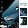 thumbnail image 6 of JETech 3 in 1 Case for iPhone 12 Pro Max 6.7-Inch, with 2-Pack Screen Protector and 2-Pack Camera Lens Protector, Full Coverage Tempered Glass Film, Shockproof Bumper Phone Cover (Navy), 6 of 7