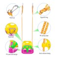 thumbnail image 3 of IFOYO 3-in-1 Kids Swing Seat, Secure Swing Seat with High Back and T-Bar Detachable for Playground Outdoor, Loaded up to 120kg for 3-10 Years Kids, Pink, 3 of 7