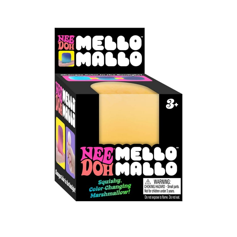 Schylling NeeDoh Mello Mallo BLUE Stress Ball, Squishy Color