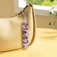 thumbnail image 4 of Boreal Craft Adorable Animal Furry Tail Keychain Hanger Plushy Tail Unique Key Accessory For Bags Purses Keys Glass Stained Sheets Person Picture Hanging on String Mini Easter Stain Glass Window, 4 of 5