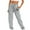 Grey, variant on JURANMO Womens Fashion Baggy Jogger Pants, Sweatpants Baggy Rugby Print Athletic Pants Pocketed High Waisted Cinch Bottom Casual Sweat Pants with Pockets Lighten Deals of The Day Gray L