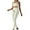 White pants for women, variant on ATOYSOY Women's 2Pc Outfits Yoga Legging Sets Tracksuit Sleeveless Tank Tops Activewear High Waist Athletic Pants Summer Trendy Running Sports Casual Trousers Green