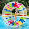 thumbnail image 1 of Flotador inflable con rueda de agua iGeekid para piscina, 165 cm, para niños, 1 of 6