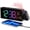 Rgb, variant on WH Projection Clock for Bedroom Ceiling, Alarm Clocks with 180° Rotatable Projector Date Temperature and Weekday Manual DST 5 Brightness 10 Ringtones 4 Volumes and Snooze Black