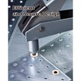 thumbnail image 3 of 50pcs Multi-Grip Rivet Nut Kit,5/16-18 Rivet Nut Pre-Bulbed Shank, Plus Nut Zinc Plated Flat Heads Threaded Insert Nut,50 pcs of 5/16-18 rivet nuts,Photo Color, 3 of 7