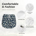 thumbnail image 6 of Lsque Daisy Floral B Printed Women's Running Shorts with Liner Pockets,Elastic Quick Dry Workout Athletic Gym Yoga Shorts,Womens High Waist Shorts-Medium, 6 of 9