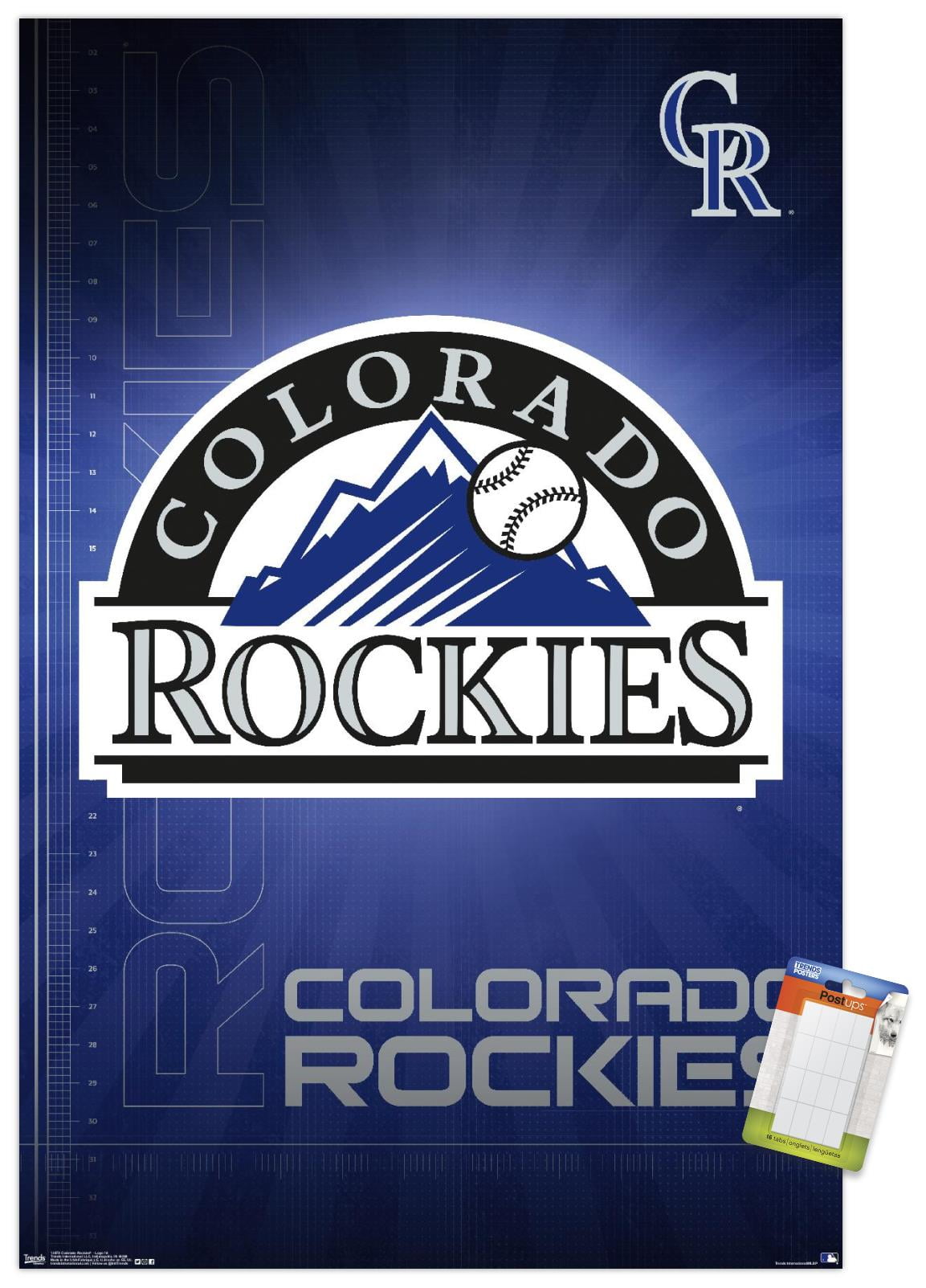 Trends International Printed Sports Colorado Rockies Unframed Poster,  22.37" x 34.00" - Walmart.com