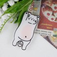 thumbnail image 1 of Soporte para teléfono móvil con forma de cabeza de gato y pegamento para caída de extraterrestre con forma de lechón rendido Soporte para teléfono móvil con forma de cabeza de gato, 1 of 2