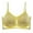 F-Yellow, variant on Women's Front Side Buckle Compression Bra Lace Edge without Steel Woman Bra Ring Movement Seamless Gathering Pack of Sports Bras for Women Adjustment Yoga Sleep Large Sports Bra High Support Bra
