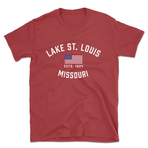 Lake St. Louis Missouri Patriot Men's Cotton T-Shirt