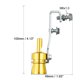 thumbnail image 3 of Silbato de Escape Turbo Unique Bargains 5uds Sonido dorado Aleación de aluminio, 3 of 7