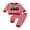Red, variant on BemeyourBBs Toddler Baby Boy Valentines Day Outfits Truck Heart Embroidered Long Sleeve Sweatshirt with Stripe Pants Set Spring Fall winter Clothes